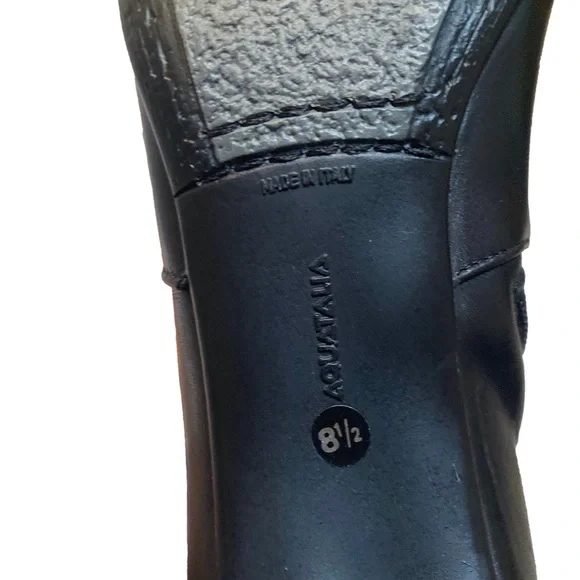 Aquatalia knee high black leather boot - Picture 2 of 12